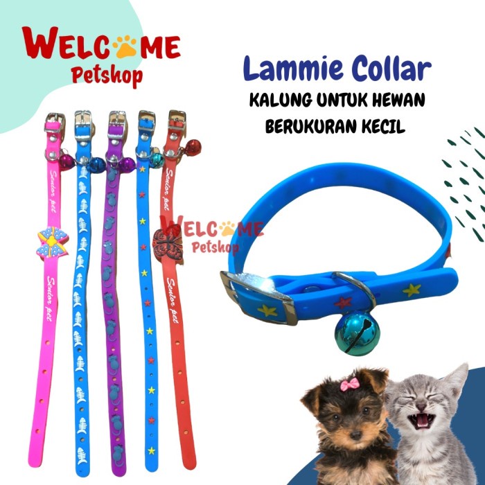 Lammie Collar Kalung Kerincing Kucing Anjing Kelinci Necklace