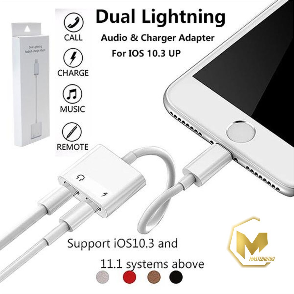 BM039 Lightning to 3.5 MM Adapter MH030 Bluetooth Jack Audio With Charging  MA147