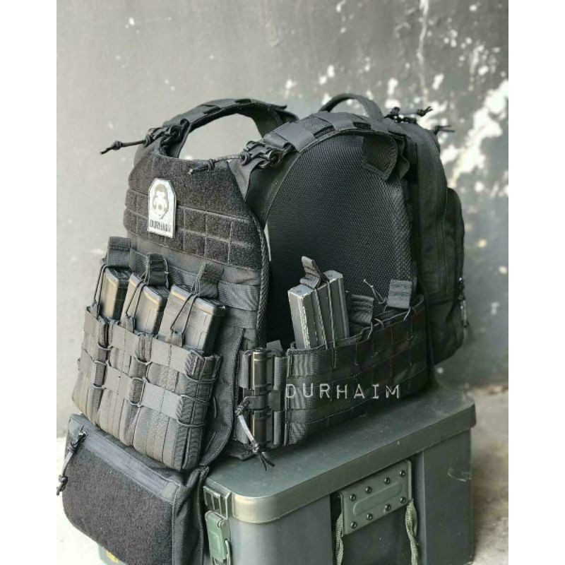 Body vest  anti peluru modular pouch kangguru original durhaim