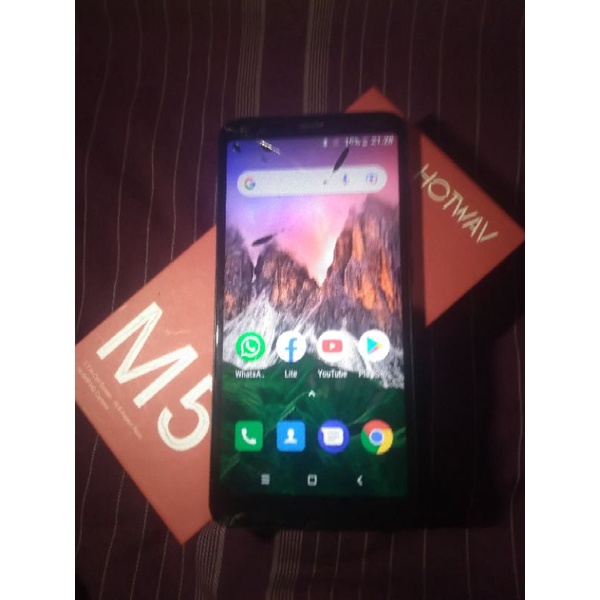 Hotwav m5 minus retak lancar ram 2/16 verai android 8.1.1 jaringan 4g