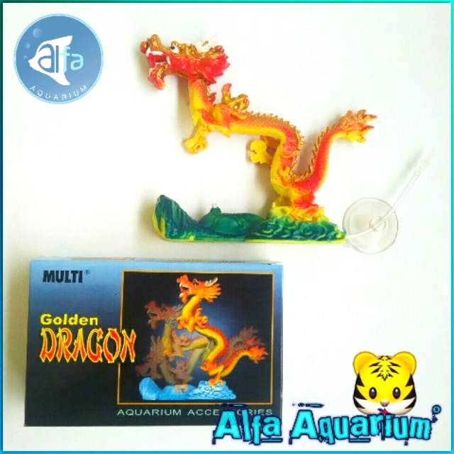 HIASAN AQUARIUM Naga Emas Aquarium Toples Ikan Murah HIASAN AQUARIUM Naga Emas Aquarium Toples Ikan Murah