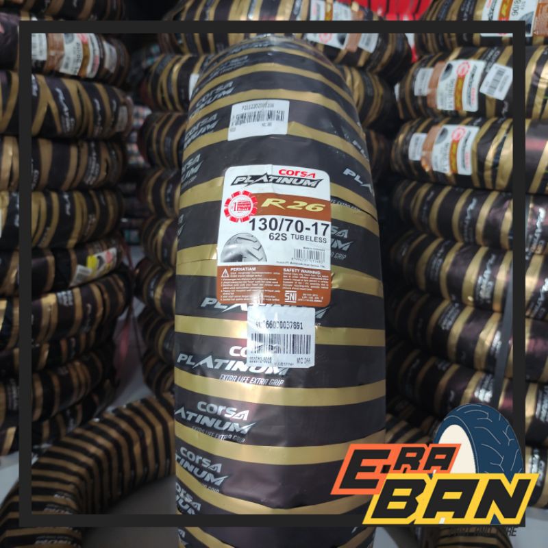BAN CORSA R26 130 70 RING 17 TUBELESS SPORT