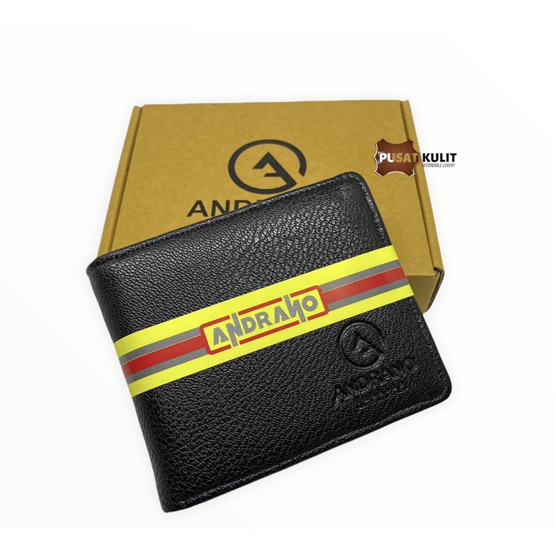 ANDRANO FASHION DOMPET PRIA KULIT SINTETIS DOMPET PRIA LIPAT DOMPET PRIA MURAH MERIAH DOMPET PRIA