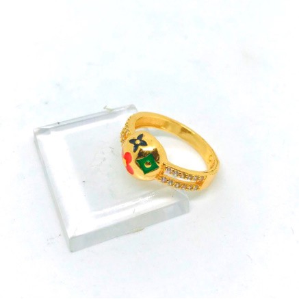 Cincin wanita //cincin lapis emas // cincin permata //perhiasan //cincin