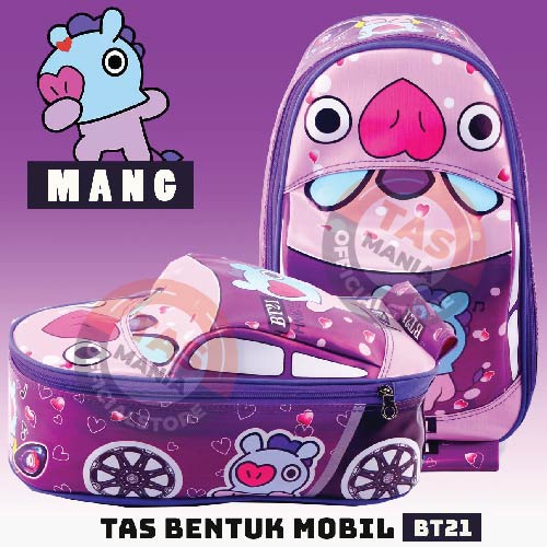 PTS - Ransel Sekolah Anak Karakter Bentuk Mobil - Tas - Tas Mobil  - Ransel IDOL KOREA Ransel Sekolah Anak Ransel Sekolah Mobil