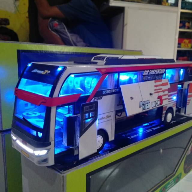 Miniatur bus eka cepat new jetbus 3+
