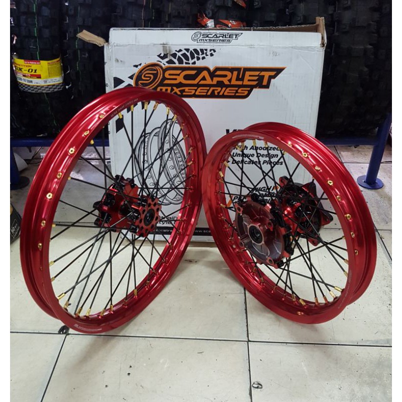velg set ring 16-19 honda crf150 L