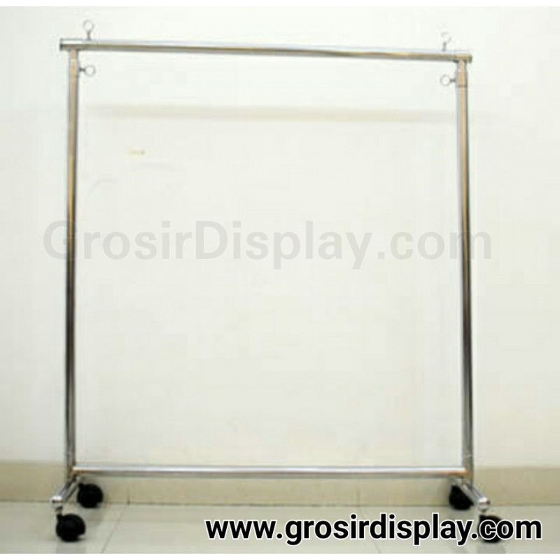 Gawangan Dress dan Gamis Tarik 1M Display Baju Toko Fashion