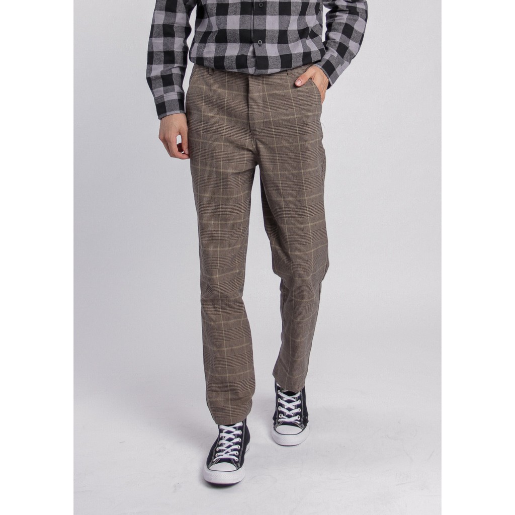 

Erigo Checked Pants Bocci Cream