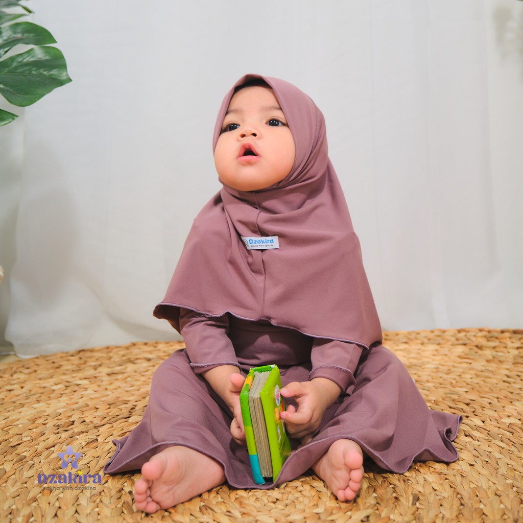 GAMIS BAYI KIA by DZAKIRA 0-2thn PLUM