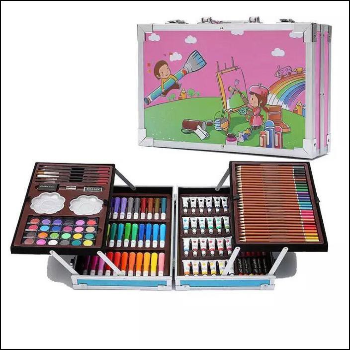 

SET LENGKAP KRAYON, CAT AIR, PENSIL WARNA DENGAN KOTAK BESI PREMIUM
