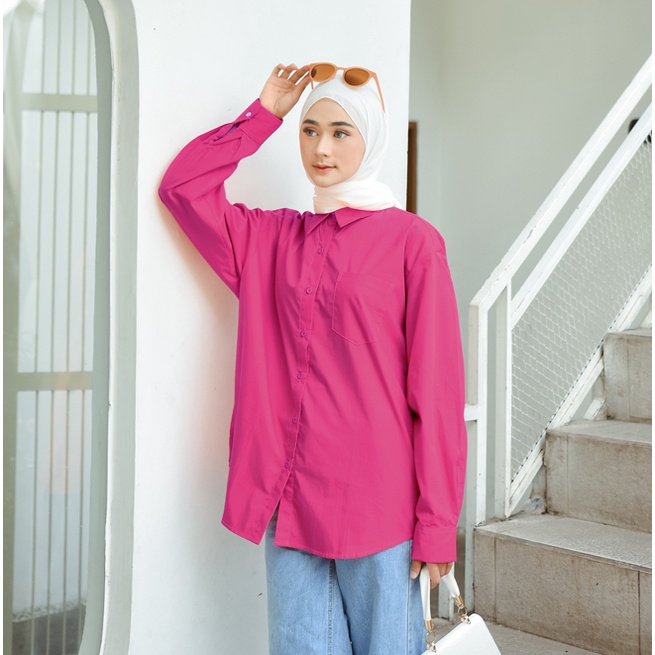Nomitee's Milan Shirt Kemeja Wanita Oversize-2