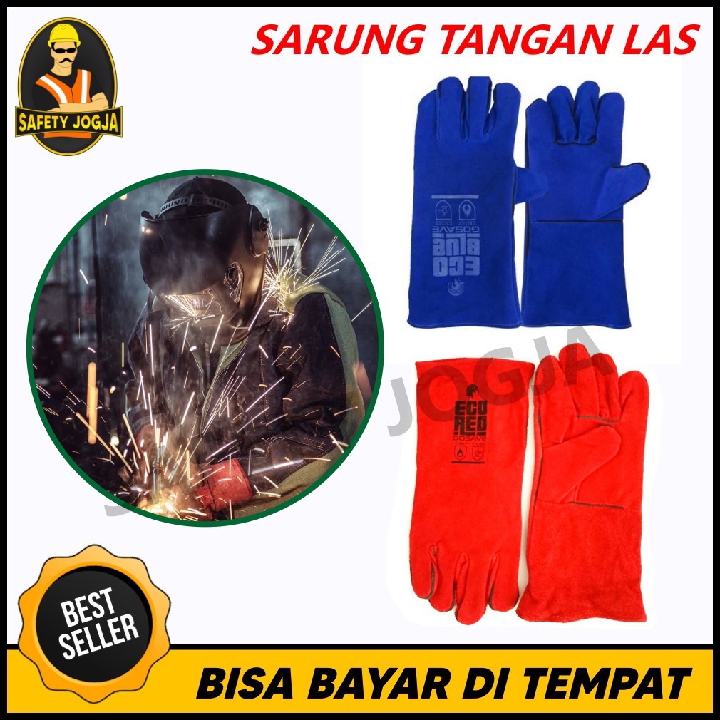 SARUNG TANGAN  LAS KULIT KERJA SAFETY GLOVES ORIGINAL GOSAVE