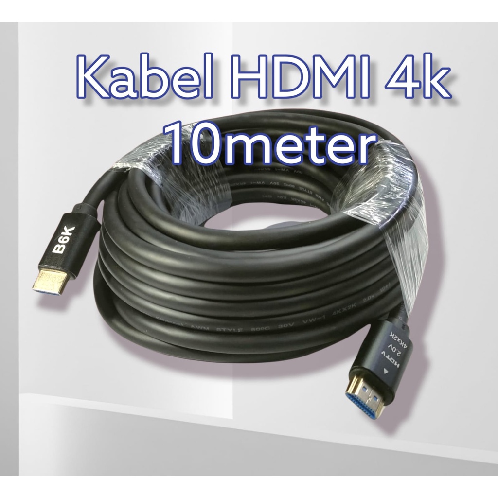 KABEL HDMI 10 METER VER 2.0 ULTRA HD 4K HIGH QUALITY 10M