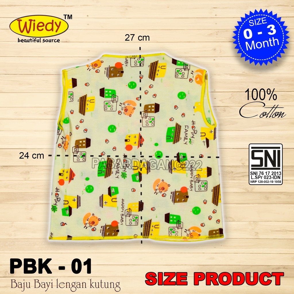 BAJU ANAK LENGAN KUTUNG PBK01