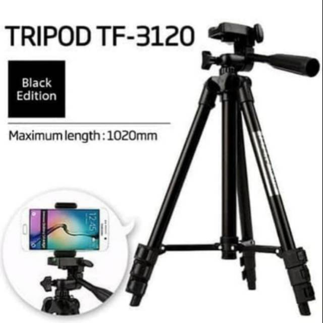 Tripod Hp Black edition - Tripod kamera Tf-3120 free Holder