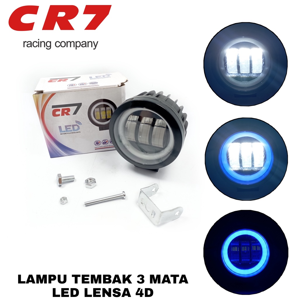 Lampu Tembak Daymaker Sorot Lampu Tembak CWL3 LED Lampu Tembak Cree Lensa 4D Lampu Daymaker 3 LED