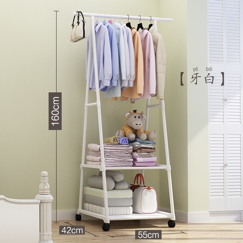 STAND HANGER CLOTH RACK LEMARI RAK  BAJU  PORTABLE  GANTUNGAN 