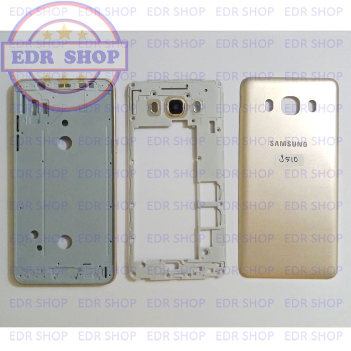 Casing Samsung Galaxy J5 2016 Fullset J510 J510FN Kesing Tulang Tatakan Lcd Original