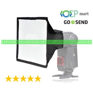 Universal Mini Softbox Diffuser PIXCO Eksternal Speedlight Flash Light Lampu
