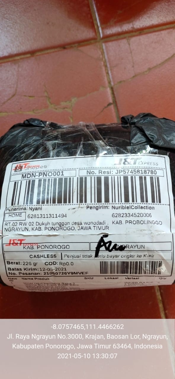 Batik Couple Keluarga Sania Ruffle Ori Ndoro Jowi Dnt Mataram