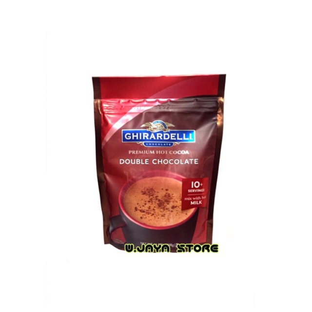 GHIRARDELLI CHOLATE PREMIUM HOT COCOA DOUBLE CHOLATE 298g