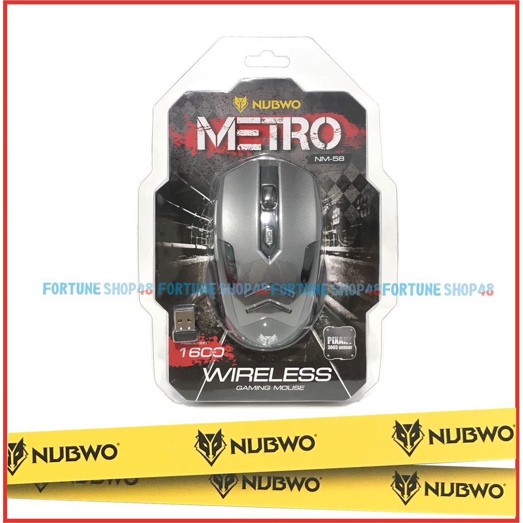 Mouse Wireless Nubwo Metro NM-58