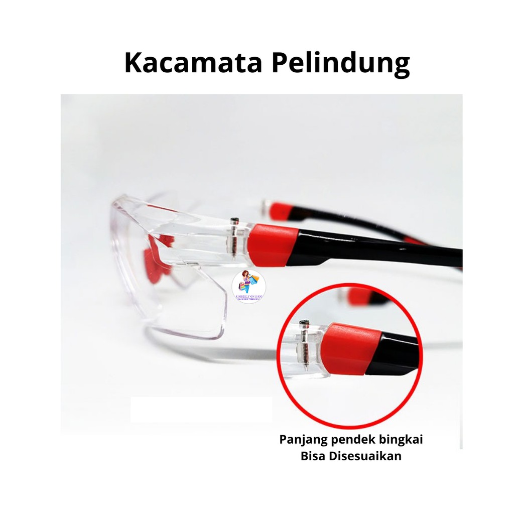 ENZO Kacamata / Safety Glasses ( Clear )