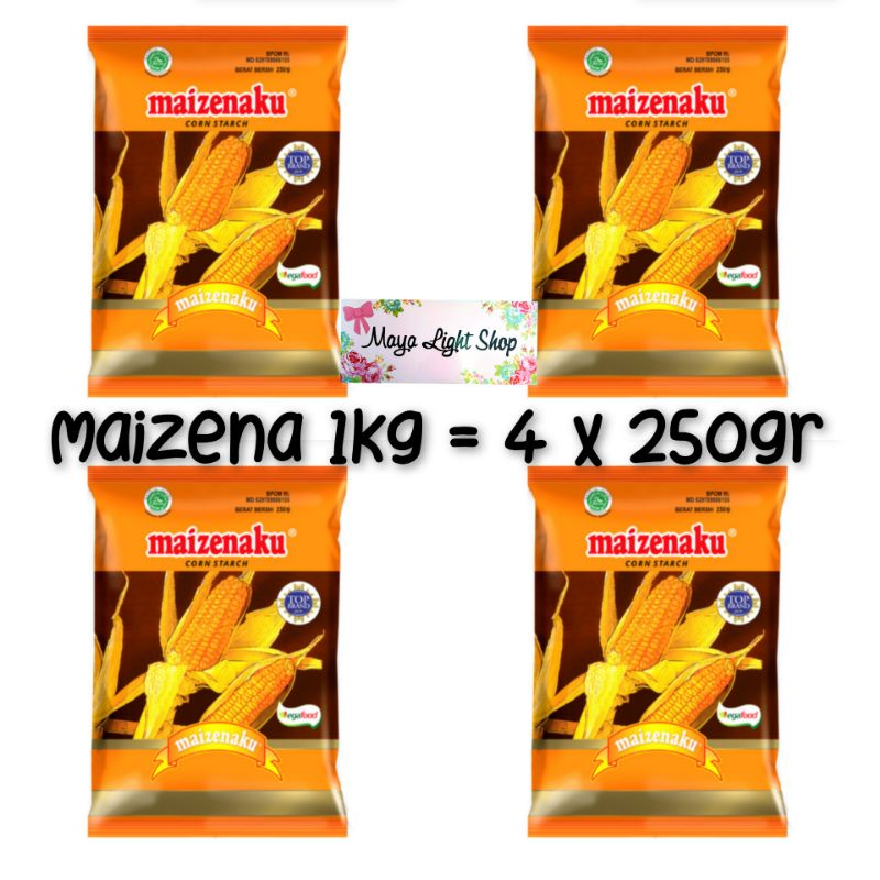 Maizena 1kg maizenaku termurah tepung kue cookies premium quality halal tepung jagung corn starch kuker kue kering tepung