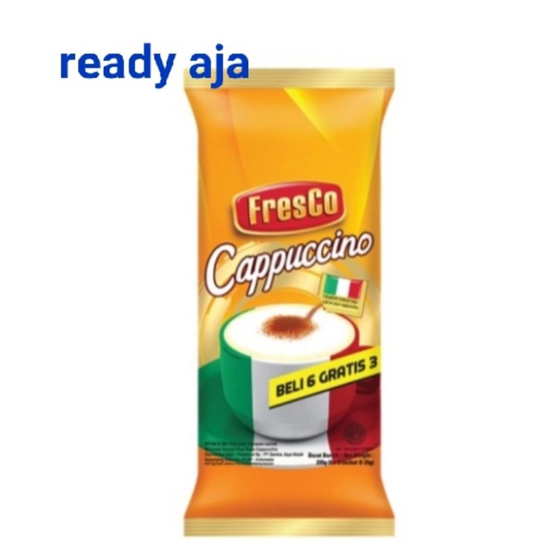 

Fresco Cappuccino 6+3 sachet @ 25g