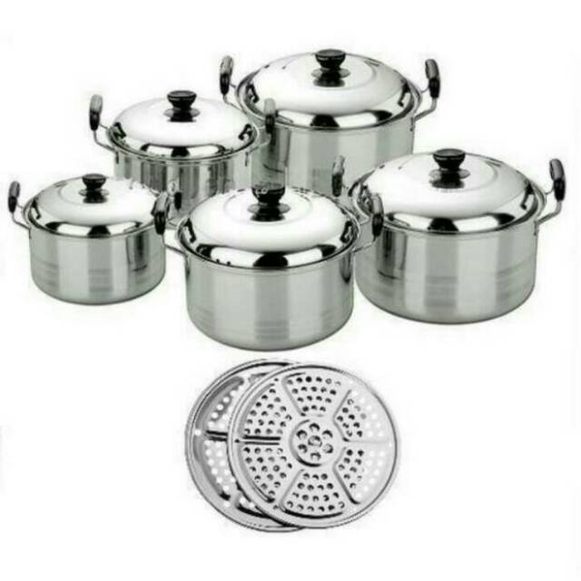 panci set kingko 555+steamer