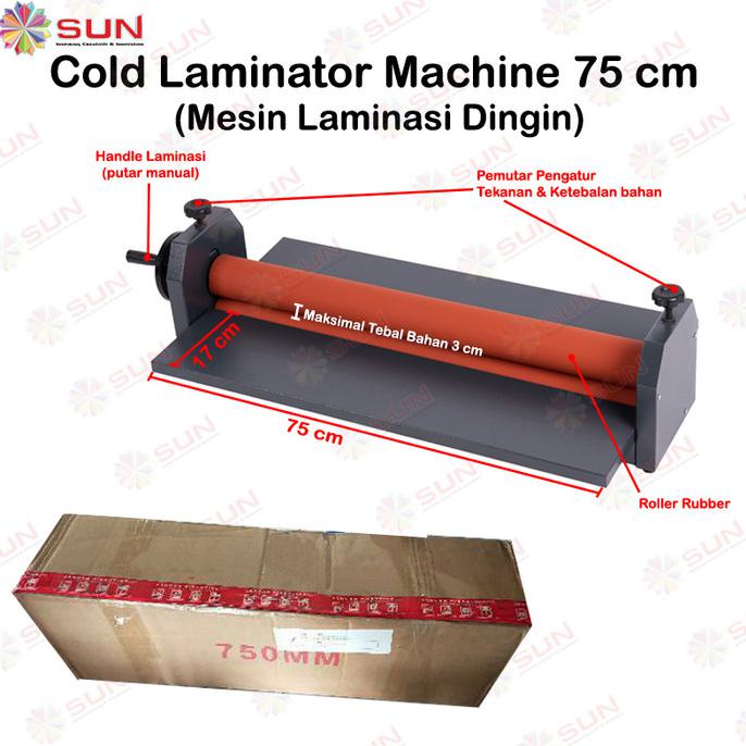

Mesin Laminasi dingin - Cold Laminator 750mm