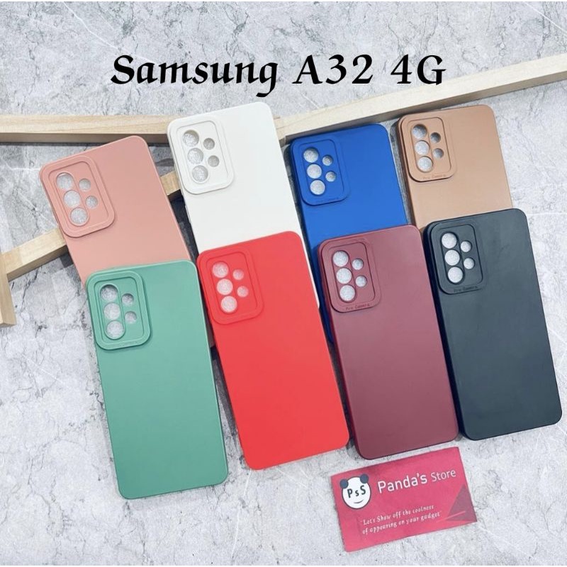 Softcase Pro Camera Samsung A32 4G Candy Case Full Color 3D Silikon TPU