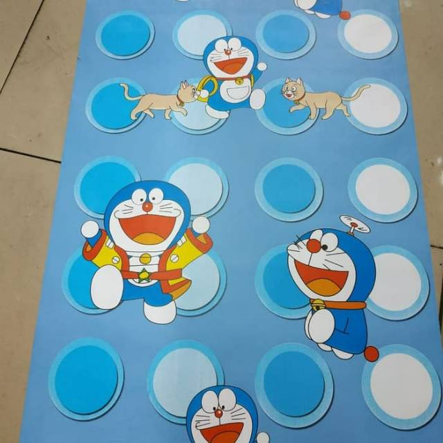 Wallpaper / Wallsticker dinding Doraemon 10m x 45cm