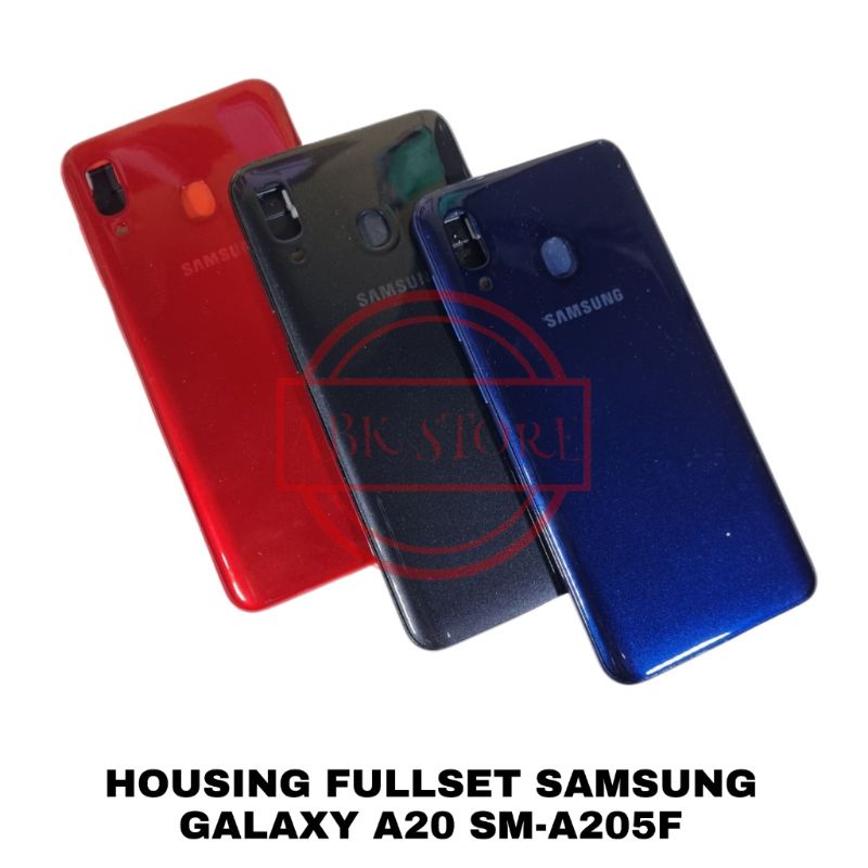 BACK CASING - KESING - HOUSING FULLSET SAMSUNG GALAXY A20 SM-A205F