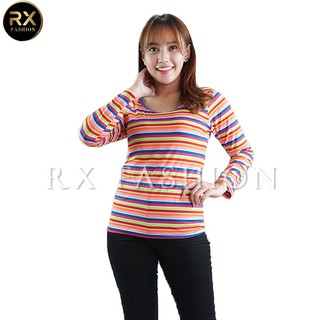 RX FASHION KAOS  RAINBOW PJ SALUR PELANGI  LENGAN  