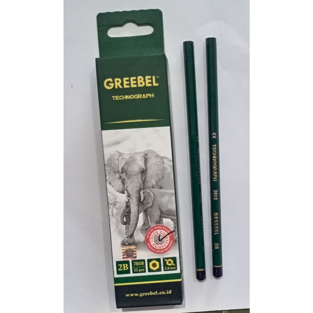 

(Per Kotak) Pensil Greebel 2B 7018