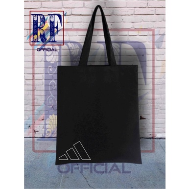 Tote bag ADIDAS SPORT / totebag tas jinjing sling bags waistbag / tas ransel slempang hitam selempan