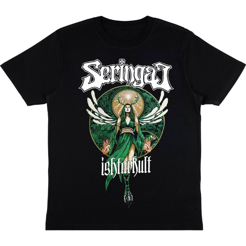 KAOS SERINGAI "ISHTARKULT" | T-SHIRT BAND SERINGAI JAGER ISHTARKULT | BAJU BAND METAL SERINGAI