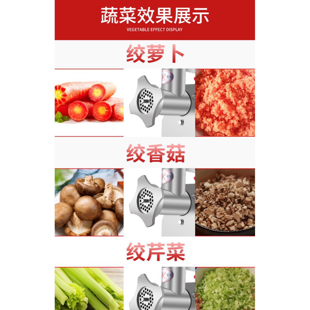 MAXPUMP MESIN TMG-12 Mesin Penggiling Daging Mesin Makanan Penghancur Daging Makanan 750watt 220Volt Mesin Termurah