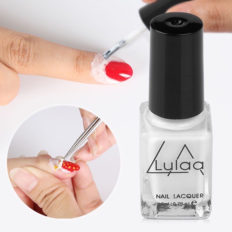 LYLA nail liquid tape peel off / cairan pelindung samping kutek kuku / nail liquid tape