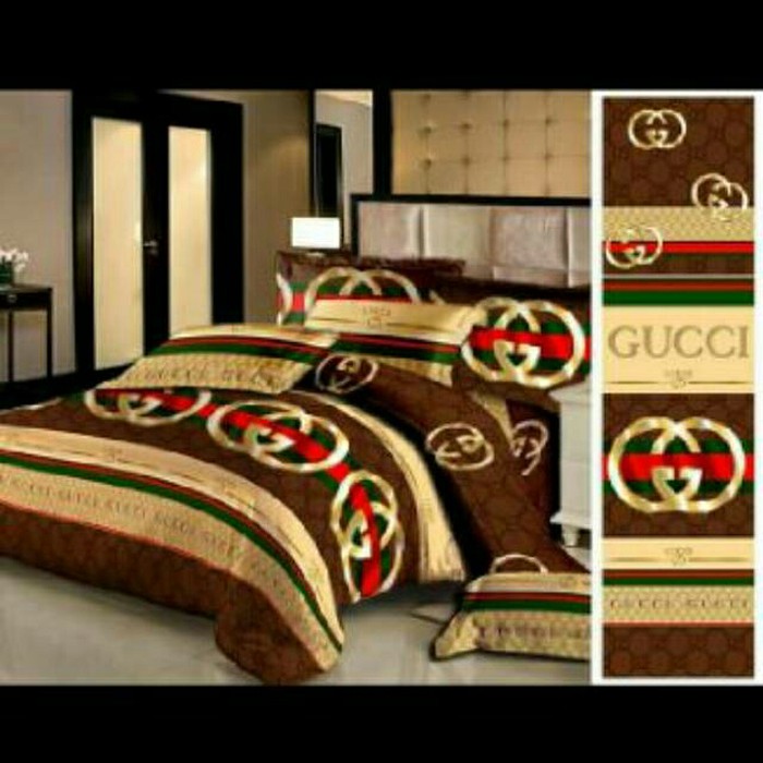 BEDCOVER SPREI SET FATA SINGLE GUCCI