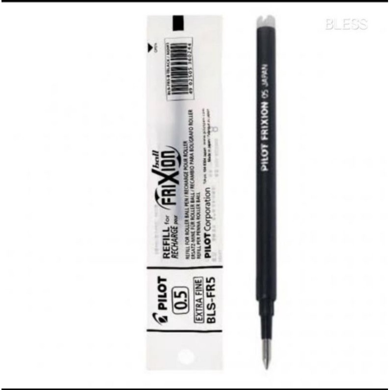 

REFILL ISI PILOT FRIXION 0.5 / 0.7 HITAM Friction Pulpen Bisa Dihapus