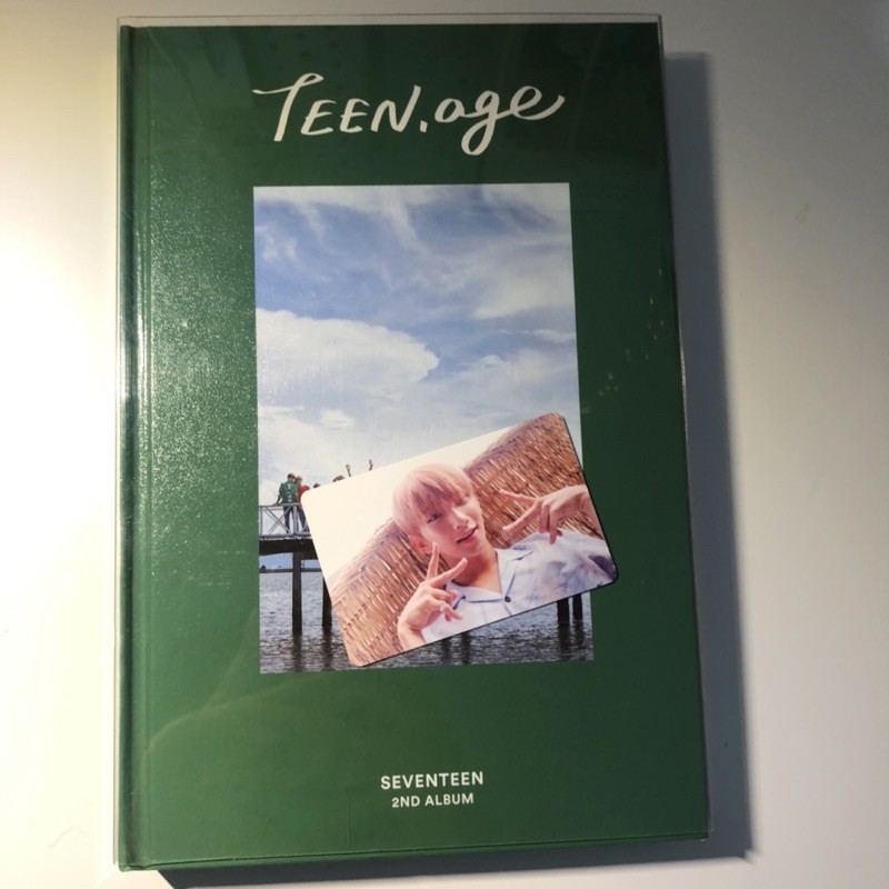 seventeen teen age green ver album only joshua pc unsealed
