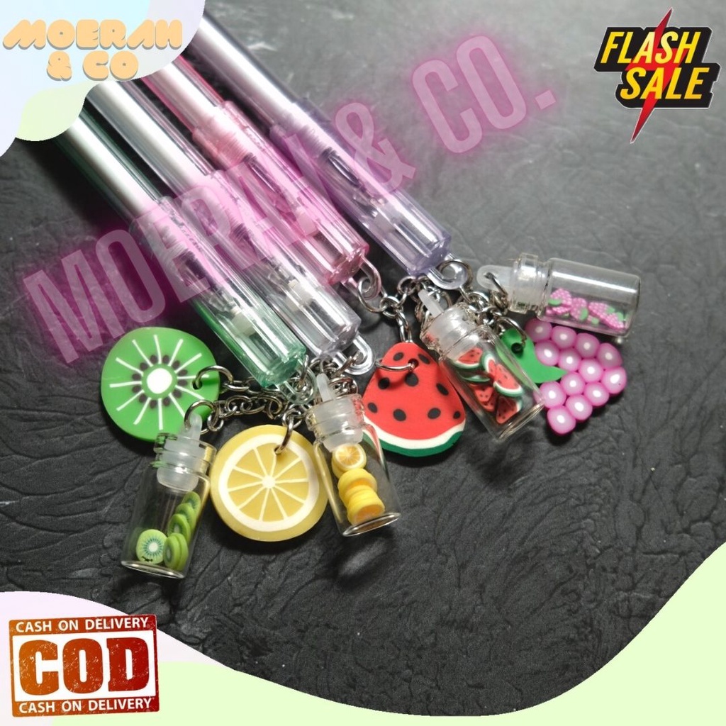 

PULPEN GANTUNGAN BUAH PEN GEL LUCU BOBA BUAH BULPEN LEMONADE JUICE ALAT TULIS SEKOLAH ALAT TULIS KANTOR ATK MURAH BISA