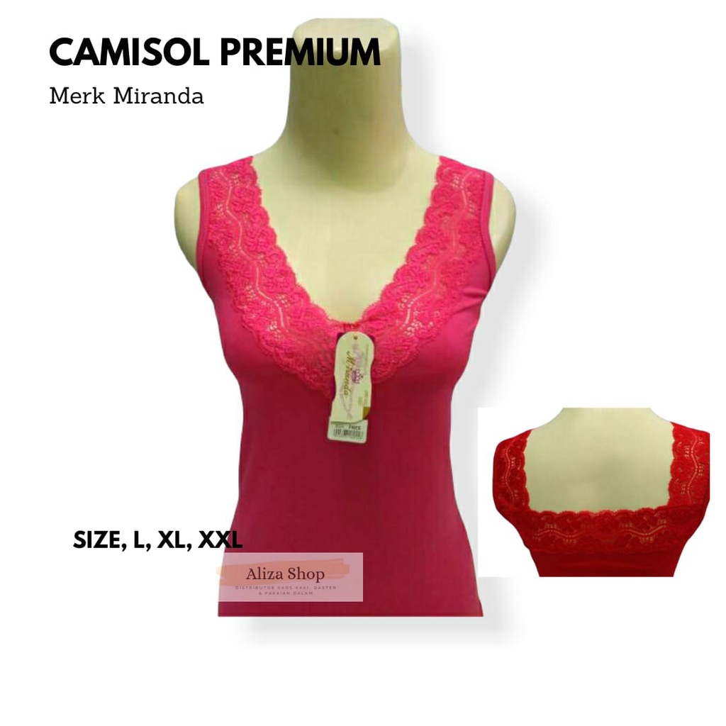 Camisol Renda V Premium TankTop Renda