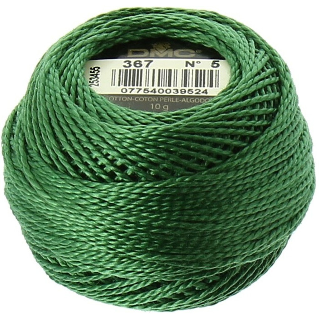 Benang Sulam DMC Art 116 Cotton Perle Pearl Ball Size 5 Kode 367