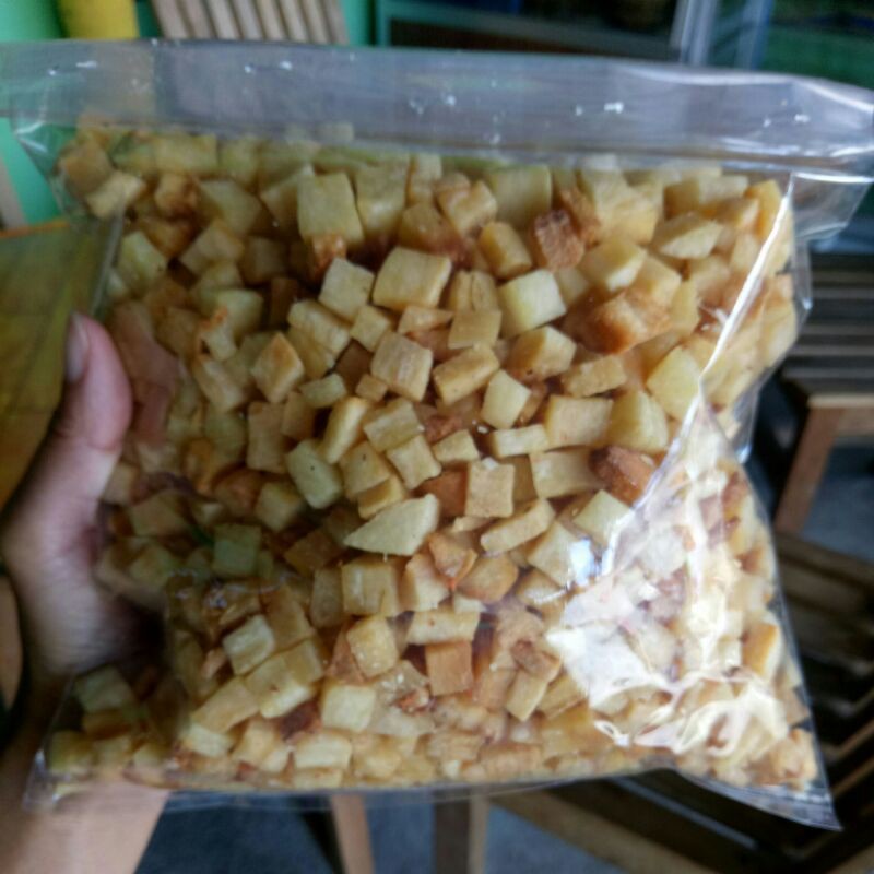 

singkong kotak/singkong dadu/telah telah