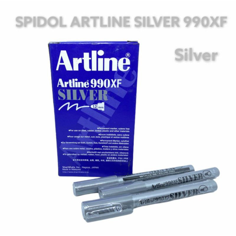 

Spidol artline silver 990XF / spidol silver