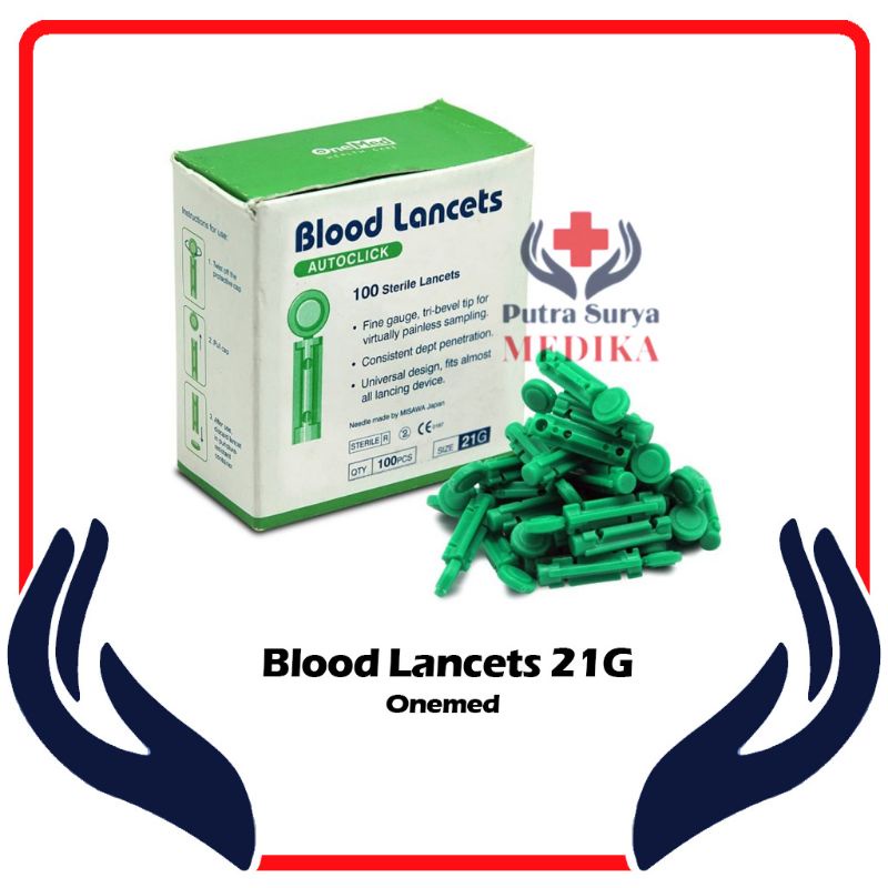 Blood Lancet 21G | Jarum Bekam